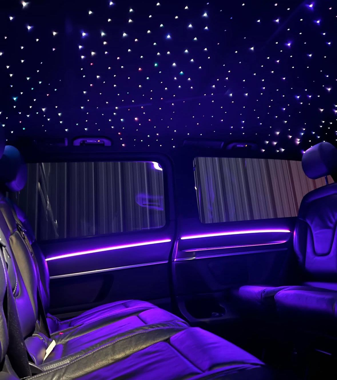 Mercedes Vito personnalisé avec ciel étoilé par AZM Custom